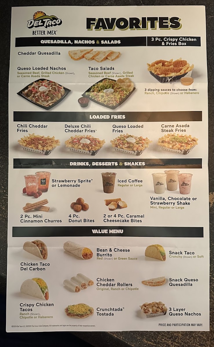 Del Taco Menu-1